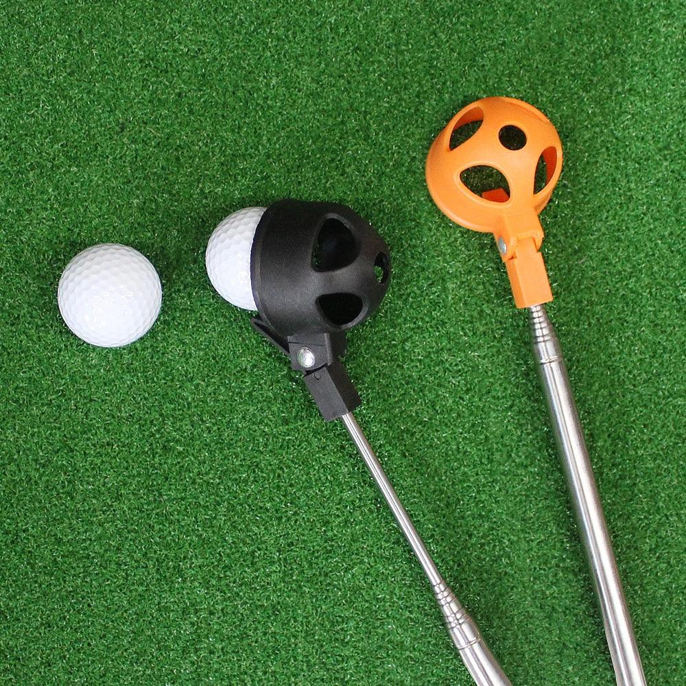 Telescopic Golf Ball Retriever | Stainless Steel Shaft & Scoop Head - The Sweet Spot