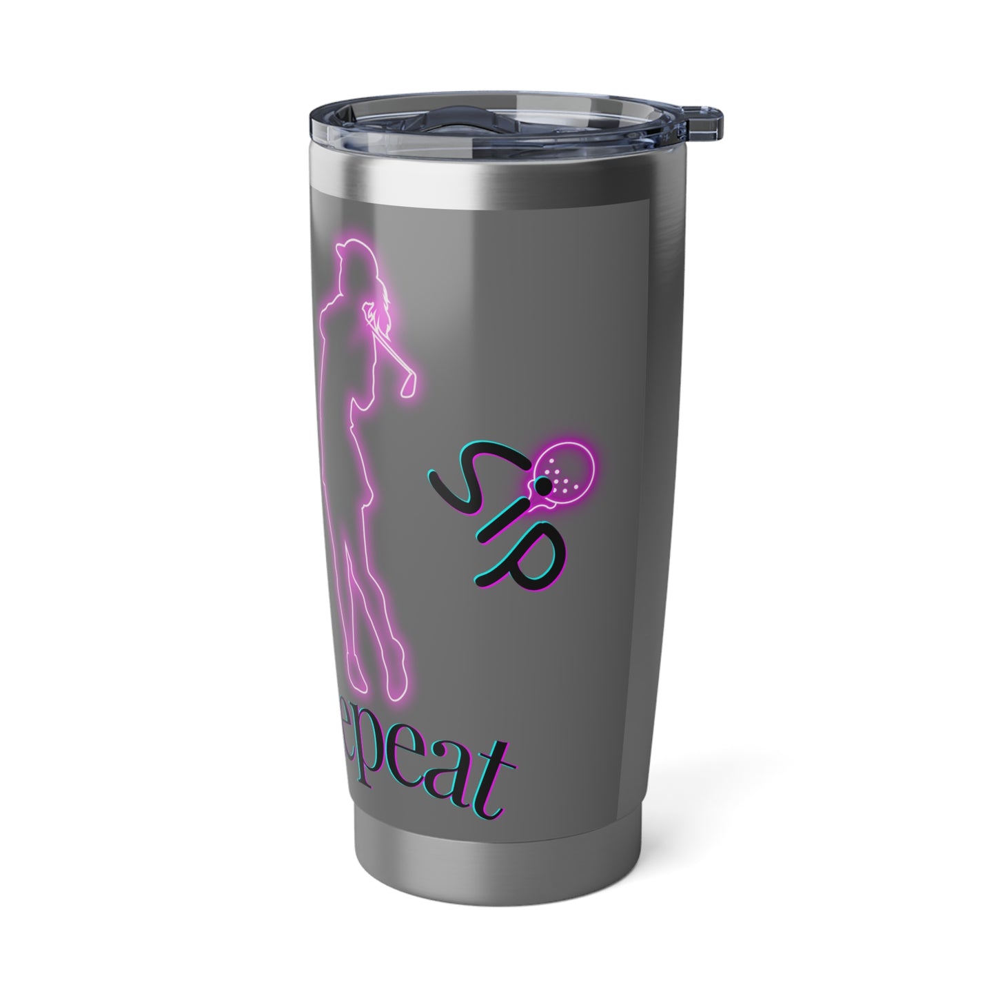 Golf. Sip. Repeat. Stainless Steel Tumbler | Stylish and Eco-Friendly