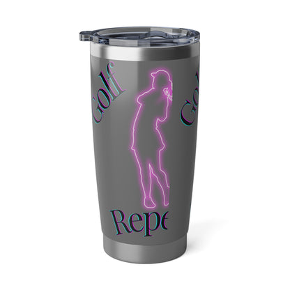 Golf. Sip. Repeat. Stainless Steel Tumbler | Stylish and Eco-Friendly