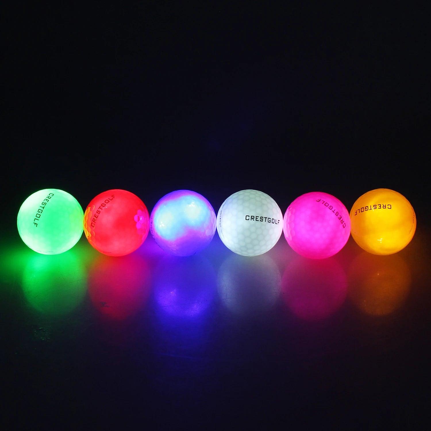 LED Light-Up Balls for Night Golf (10-Pack) - The Sweet Spot